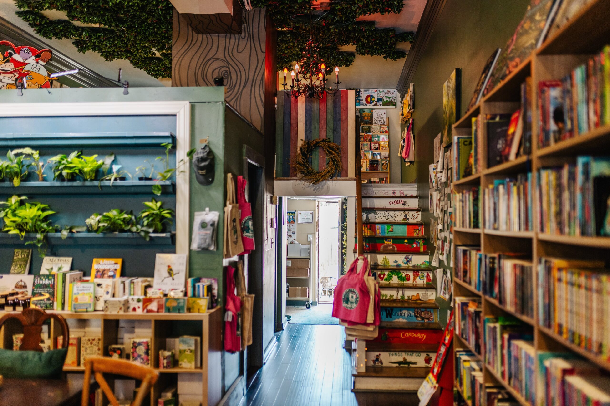 A welcoming community shop offering books