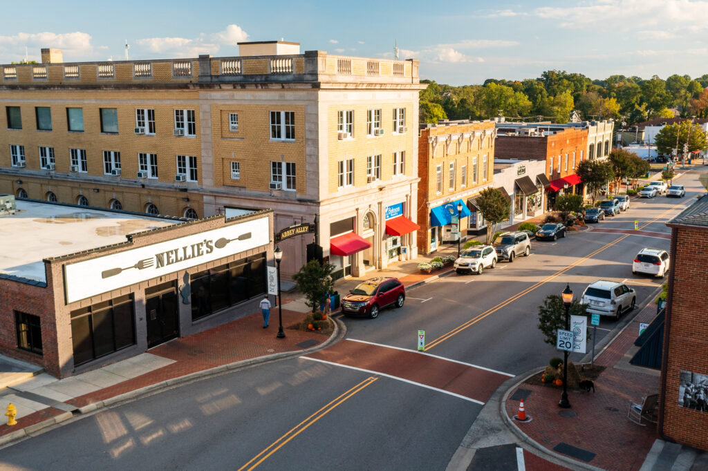 Charming small-town shopping