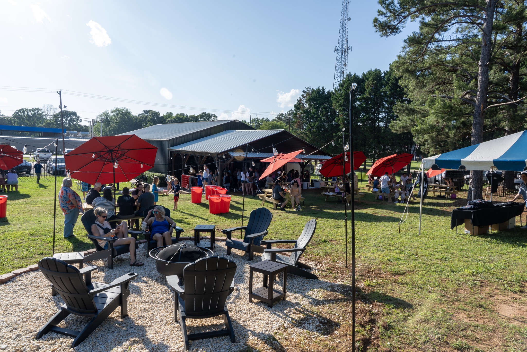 Belmont hangout with games