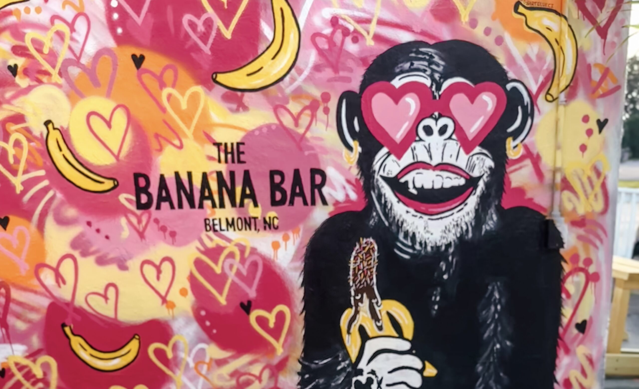 Unique desert spot in downtown Belmont offering frozen bananas