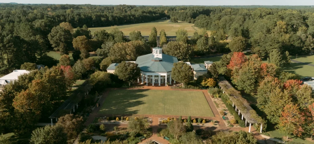 All seasons lawn at the Daniel Stowe Conservancy
