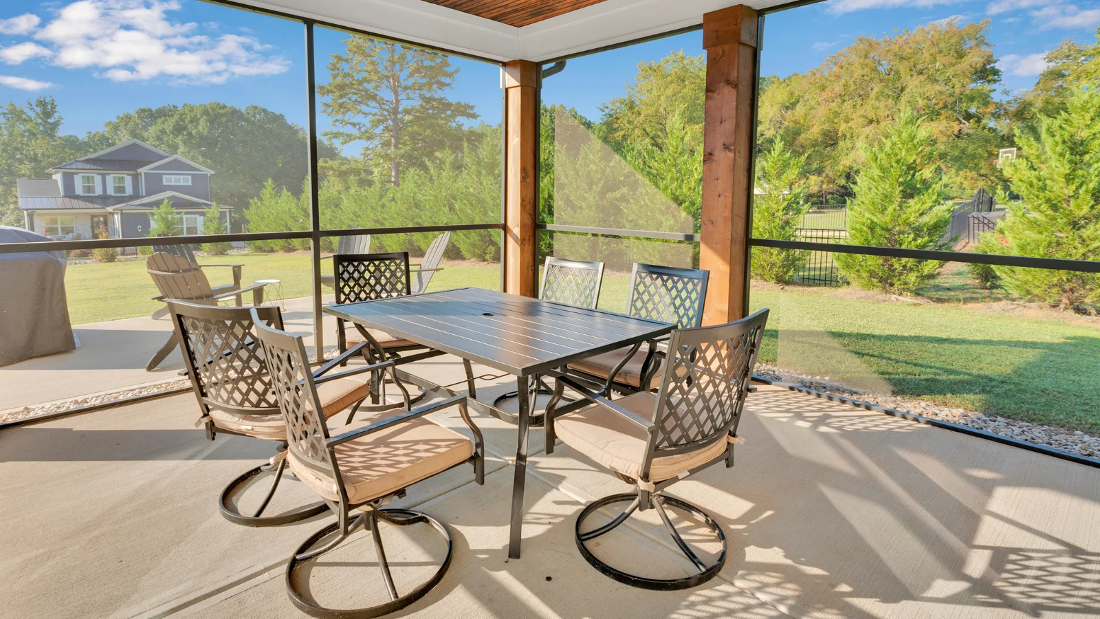 Modern Farmhouse Retreat Patio